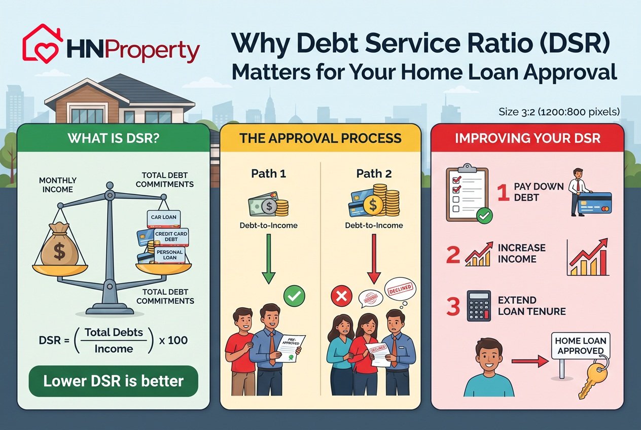 Why Debt Service Ratio (DSR) Matters for Your Home Loan Approval in Malaysia